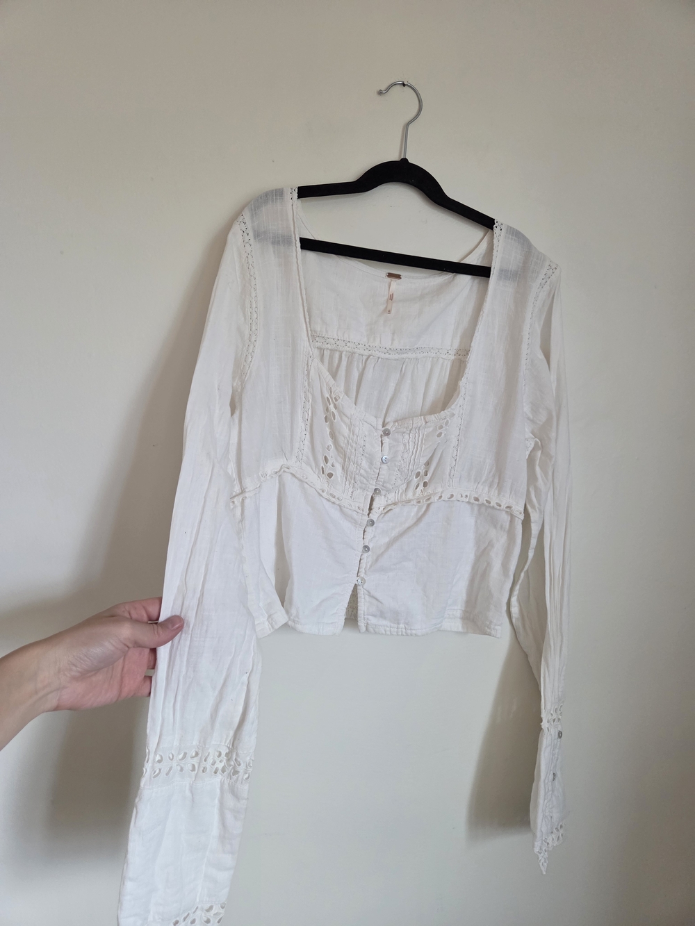 Free People 'Joi' Eyelet Crop